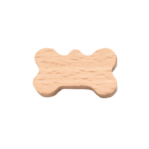 Ξύλινο μπρελόκ "Dog id"